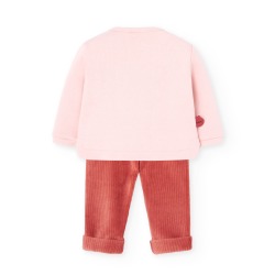 Conjunto orejitas bebe niña Boboli