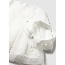 Vestido ceremonia tul bordado bebé mayoral