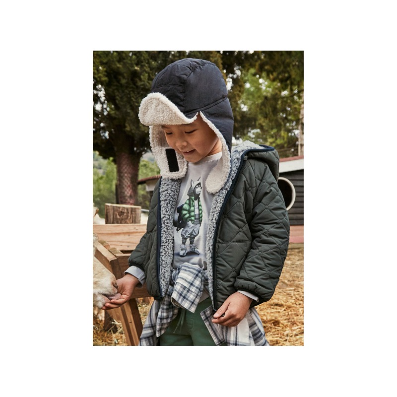 Chaquetón reversible borrego niño mayoral