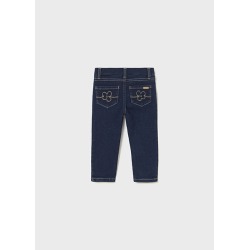 Pantalon cerrado tejano basico bebe niña mayoral