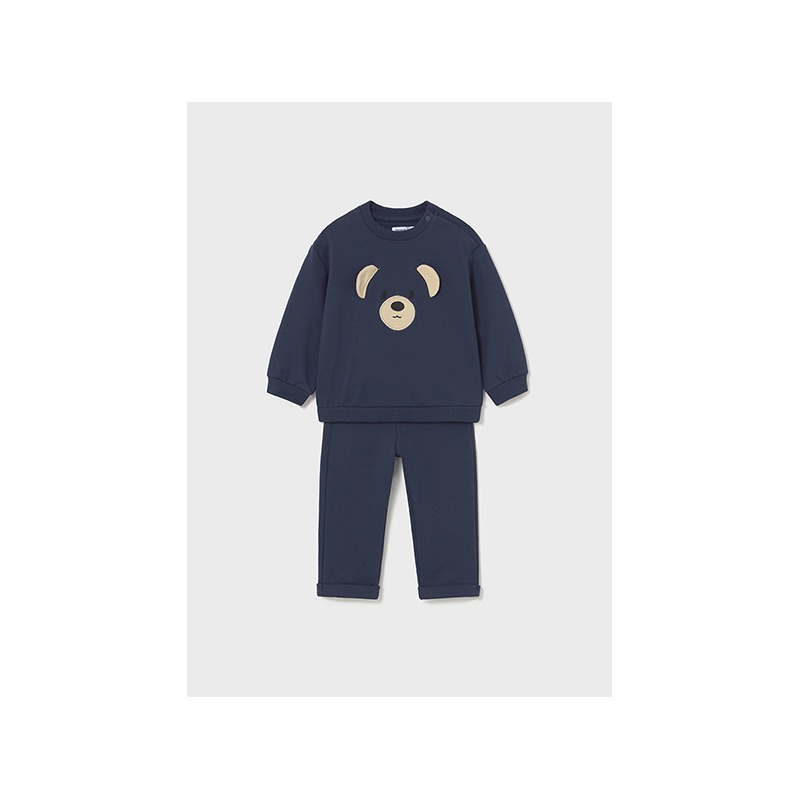 Conjunto pantalón y sudadera bebé mayoral