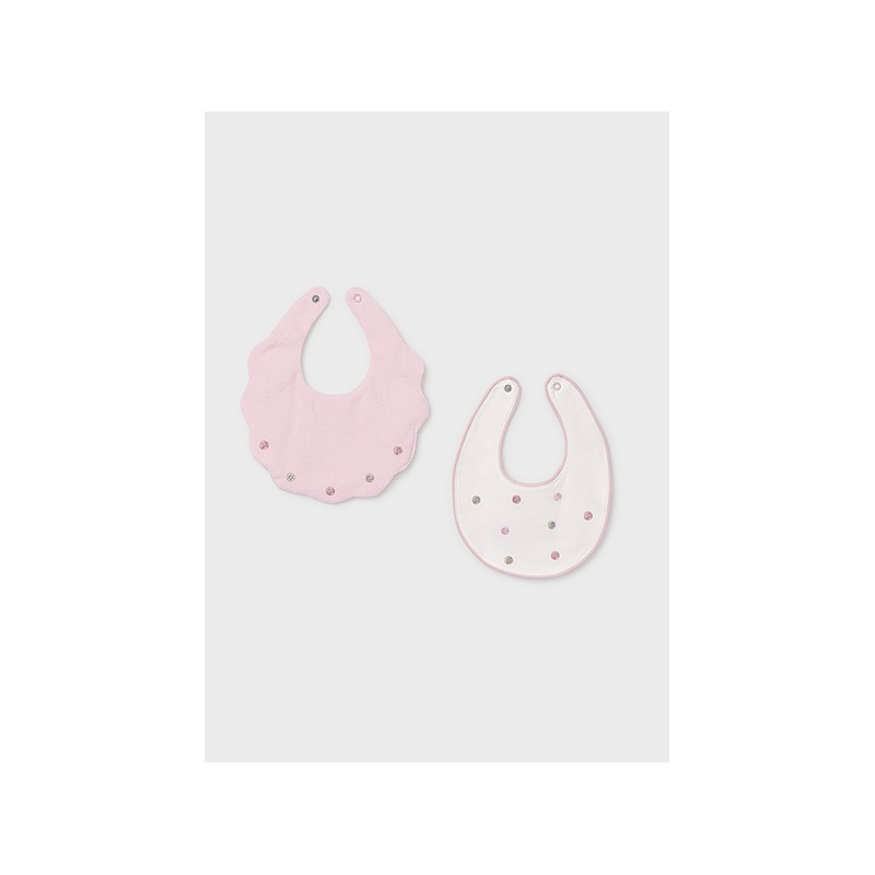 Set 2 baberos bordados impermeables bebé mayoral