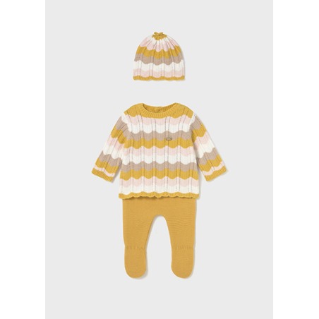 Conjunto 3 piezas tricot bebe niña mayoral