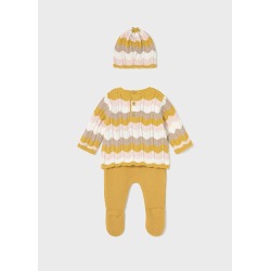 Conjunto 3 piezas tricot bebe niña mayoral