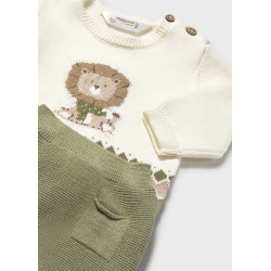 Conjunto polaina y jersey tricot bebe mayoral
