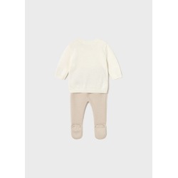 Conjunto polaina y jersey tricot bebe mayoral