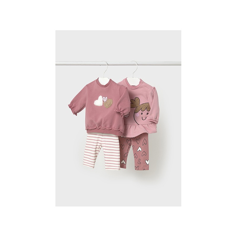 Conjunto leggings 4 piezas bebe niña mayoral
