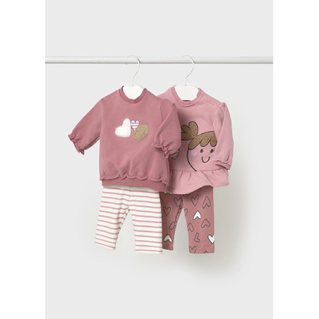 Conjunto leggings 4 piezas bebe niña mayoral