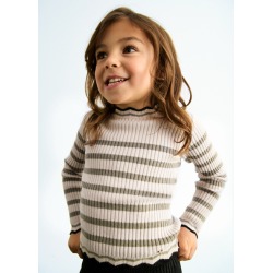 Cisne tricot canalé rayas niña Abel&Lula