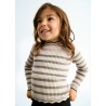 Cisne tricot canalé rayas niña Abel&Lula