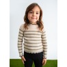 Cisne tricot canalé rayas niña Abel&Lula