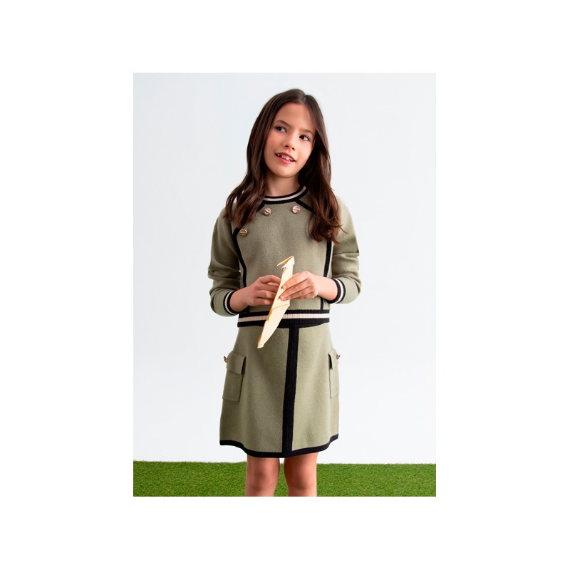 Conjunto falda tricot niña Abel&Lula