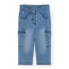 Pantalón denim bolsillos niña Boboli