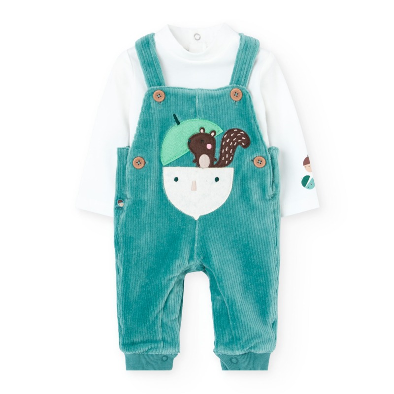 Conjunto peto punto de bebé niño Boboli