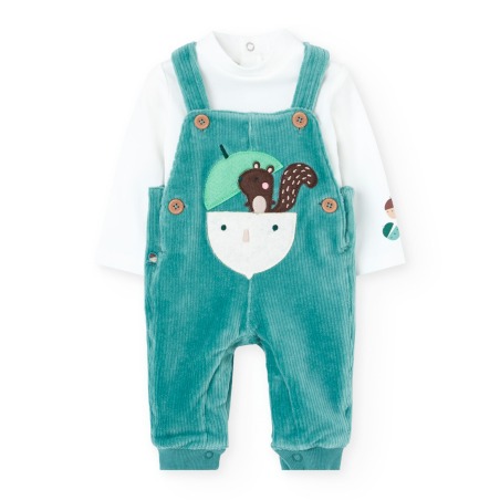 Conjunto peto punto de bebé niño Boboli