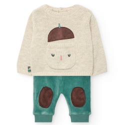 Conjunto punto de bebé niño...
