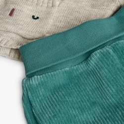 Conjunto punto de bebé niño boboli