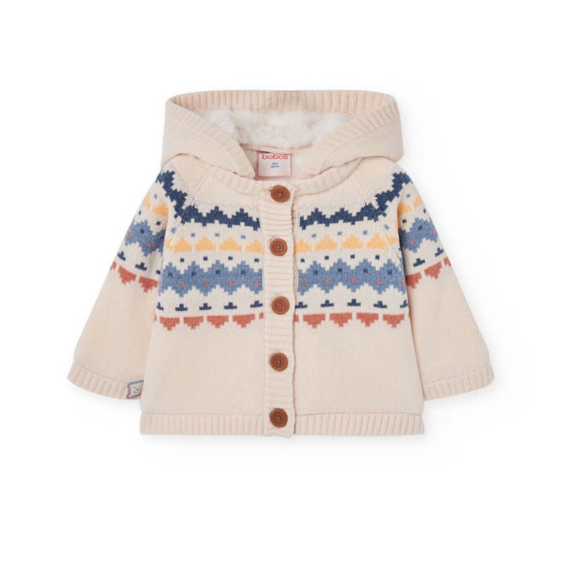 Chaqueta bebé crudo boboli