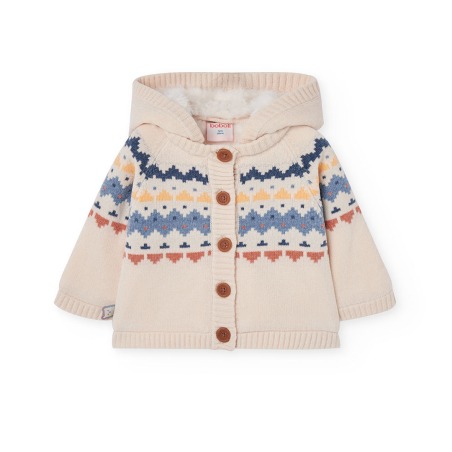 Chaqueta bebé crudo boboli