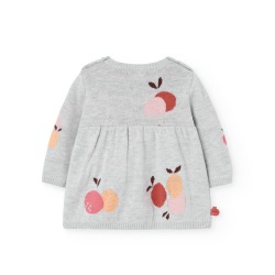 Vestido tricotosa frutas bebe niña Boboli