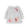 Vestido tricotosa frutas bebe niña Boboli