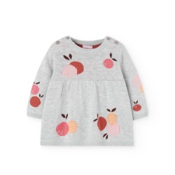 Vestido tricotosa frutas...