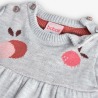 Vestido tricotosa frutas bebe niña Boboli