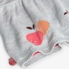 Vestido tricotosa frutas bebe niña Boboli