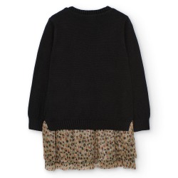 Vestido tricotosa de niña boboli