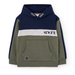 Sudadera niño de felpa con capucha Boboli
