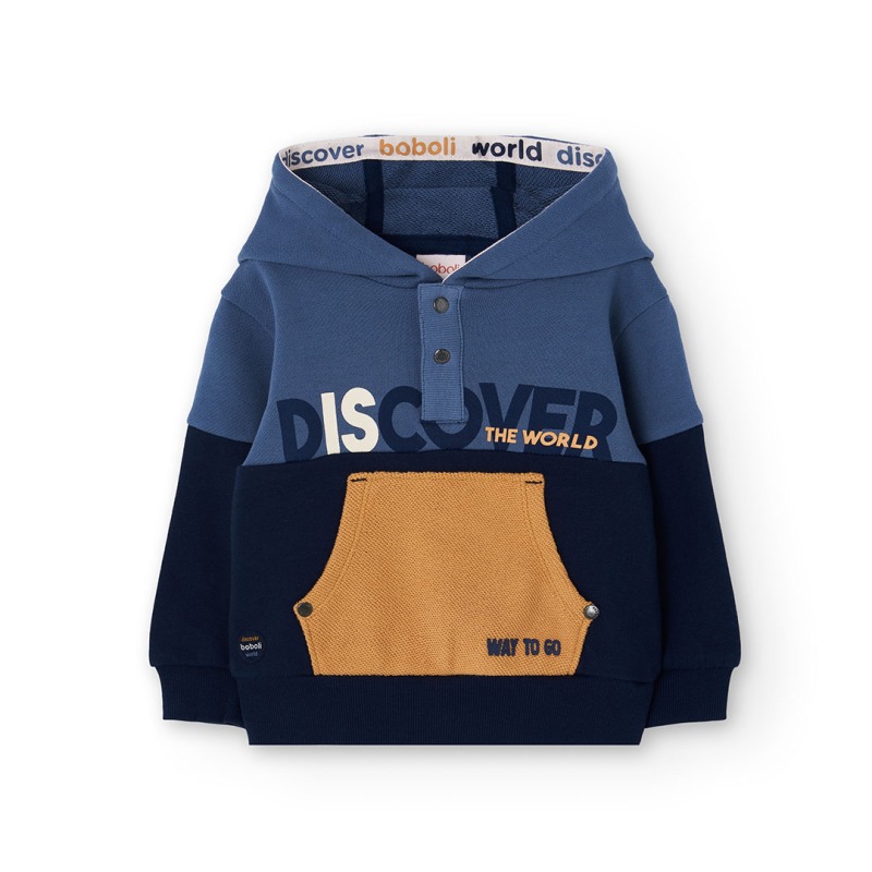 Sudadera felpa con capucha de niño Boboli