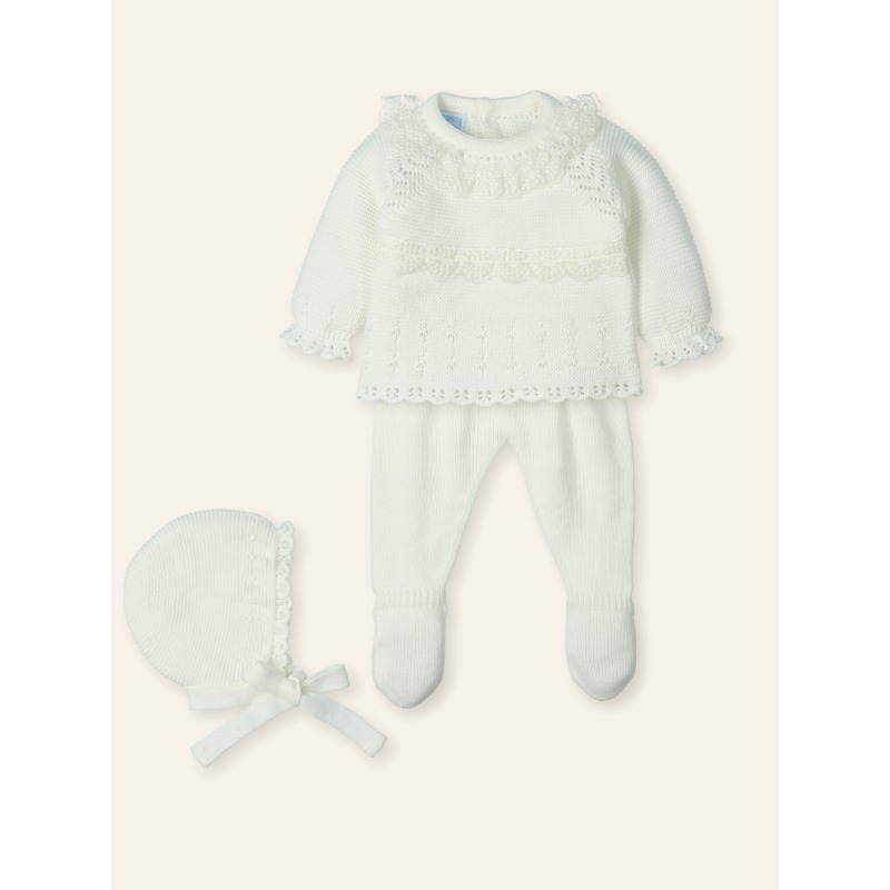 Conjunto bebe 3P "SPECIAL MUSELINA" Mac Ilusion