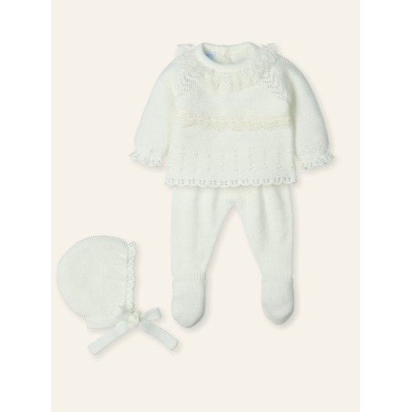 Conjunto bebe 3P "SPECIAL MUSELINA" Mac Ilusion