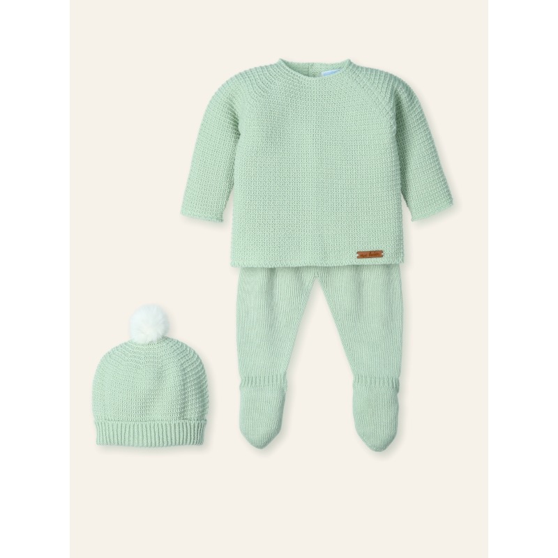 Conjunto bebe 3P "CONEJITOS AMBROSIA" Mac Ilusión