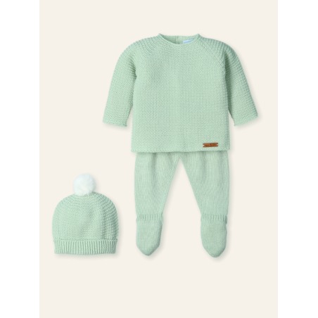 Conjunto bebe 3P "CONEJITOS AMBROSIA" Mac Ilusión