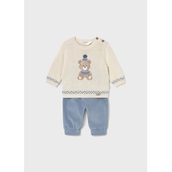 Conjunto pantalón y jersey bebe niño mayoral