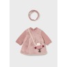 Vestido con bolsito y diadema bebe mayoral