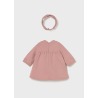 Vestido con bolsito y diadema bebe mayoral
