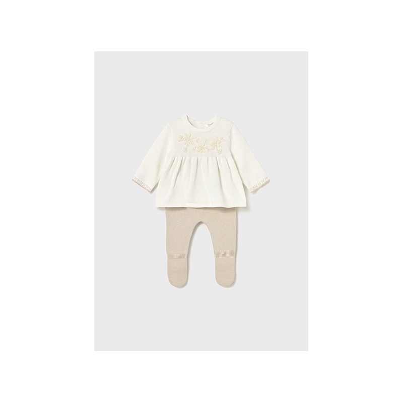 Conjunto polaina y jersey bebe niña mayoral