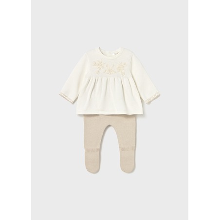 Conjunto polaina y jersey bebe niña mayoral