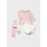 Conjunto 3 piezas bebe niña mayoral