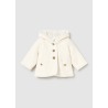 Chaqueta tricot con pelo bebe mayoral