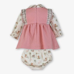 Vestido bebe con braguita combinado Miranda