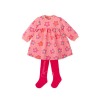 Vestido bebe flores con leotardo Agatha Ruiz