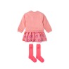 Vestido flores con calcetines Agatha Ruiz