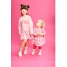 Vestido flores con calcetines Agatha Ruiz