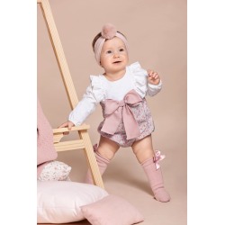 Pelele bebe niña flores...