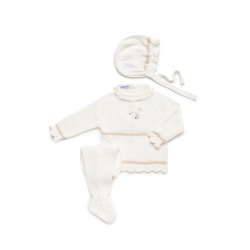 Conjunto bebe 3 piezas rombos Juliana