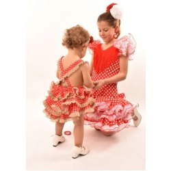 Ranita flamenca de niña Eva roja