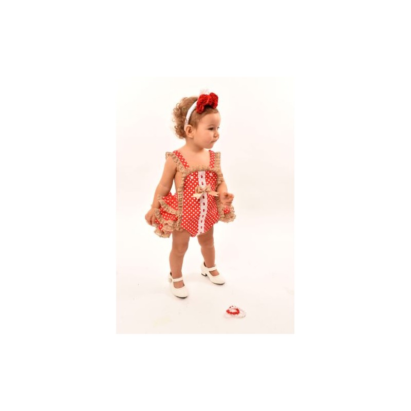 Ranita flamenca de niña Eva roja